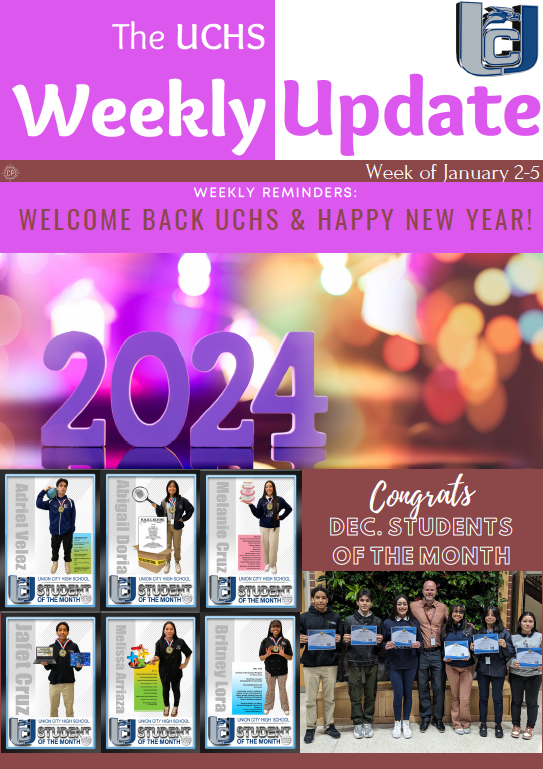The UCHS Weekly Update-January 2, 2024-English-Page 1