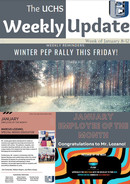The UCHS Weekly Update-January 8, 2024-English-Page 1