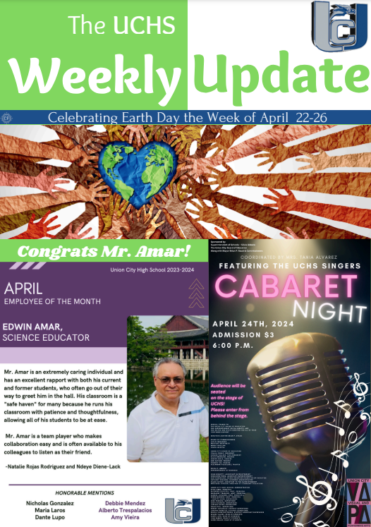 The UCHS Weekly Update-April 22, 2024-English-Page 1