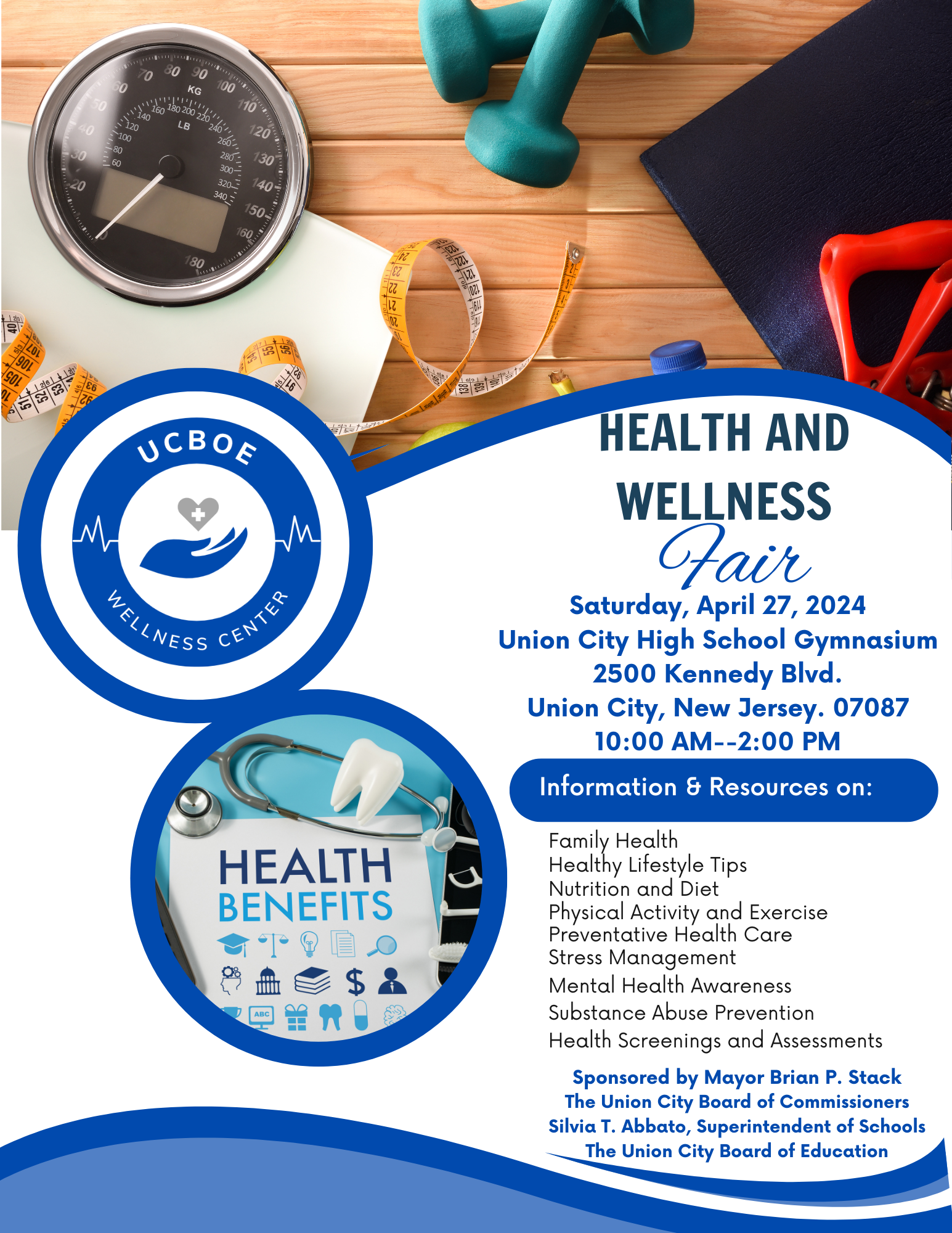 Health & Wellness Fair Flyer-English