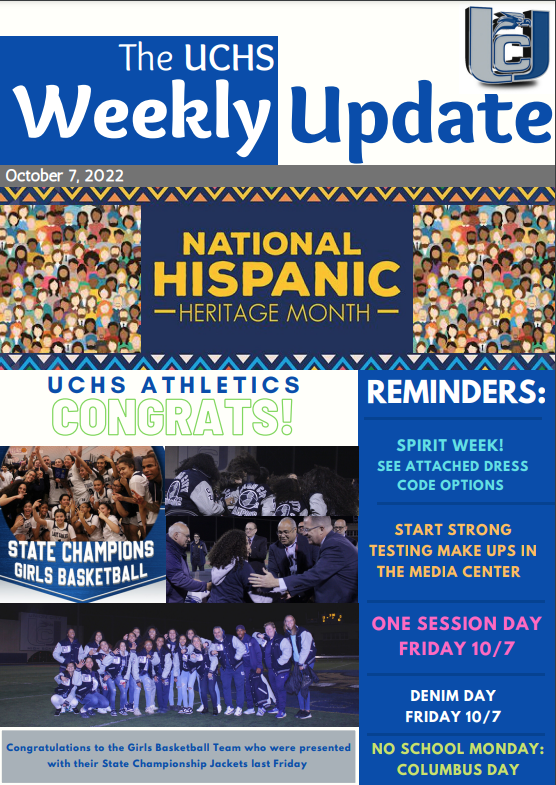 The Union City High School Weekly Update-October 7-Page 1-English