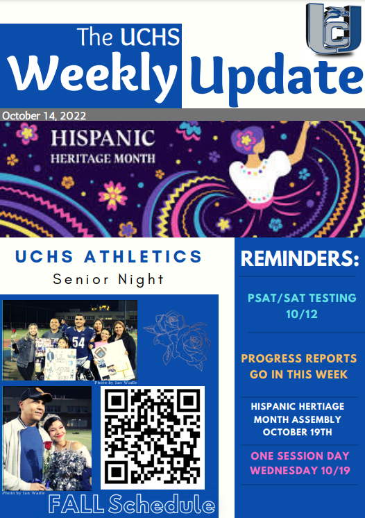 UCHS Weekly Update-October 13, 2022-Page 1-English