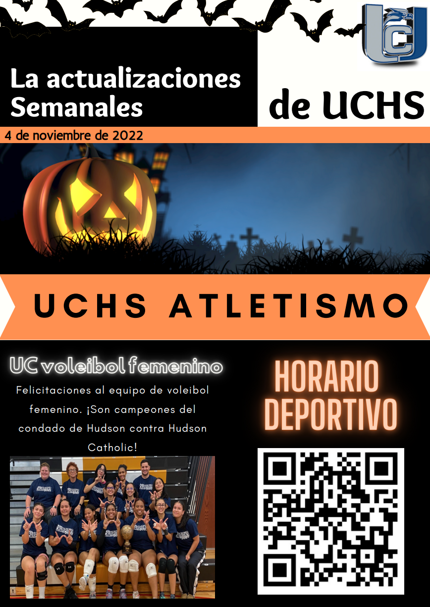 The UCHS Weekly Update-November 4, 2022-Spanish-Page 1