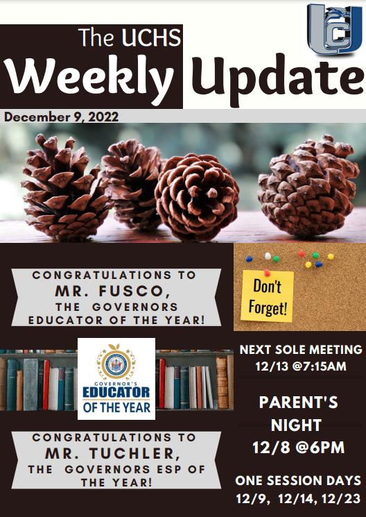 The UCHS Weekly Update-December 9, 2022-English-Page 1