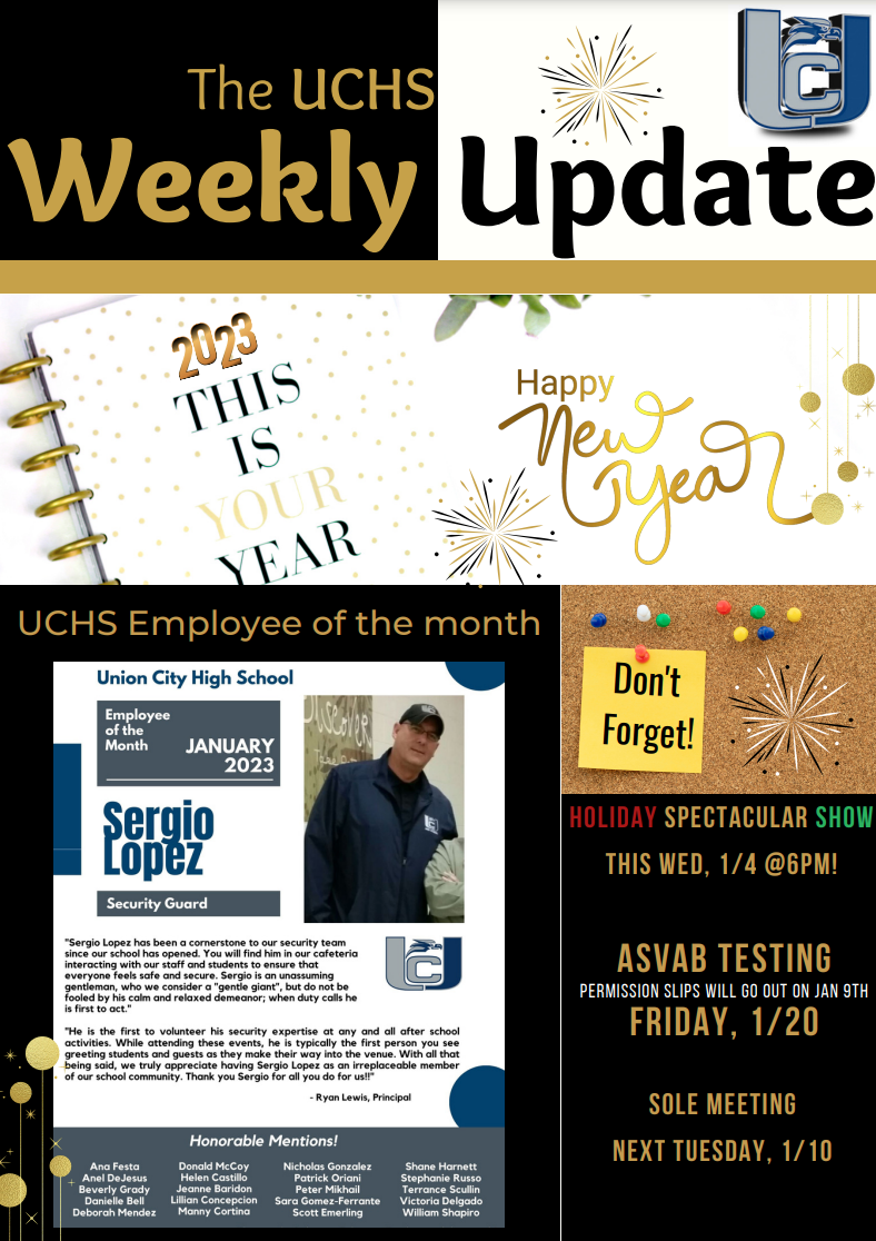 The UCHS Weekly Update-Happy New Year-English-Page 1