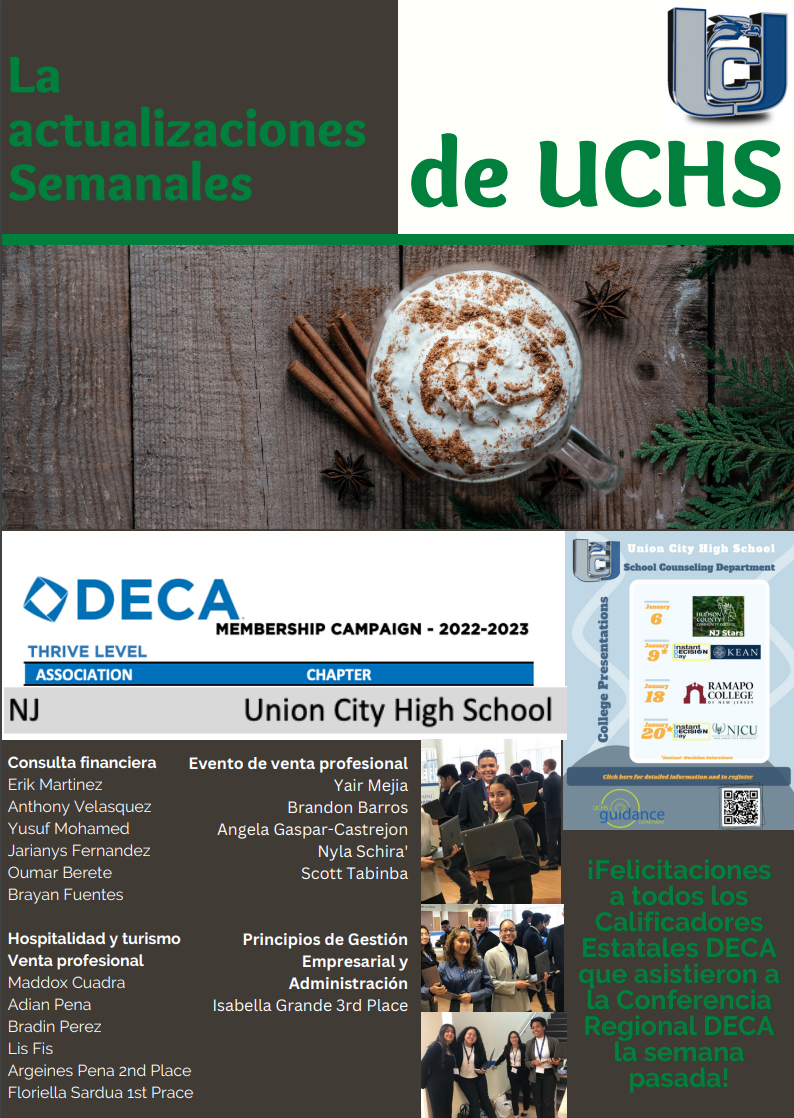 The UCHS Weekly Update-January 10, 2023-Spanish-Page 1