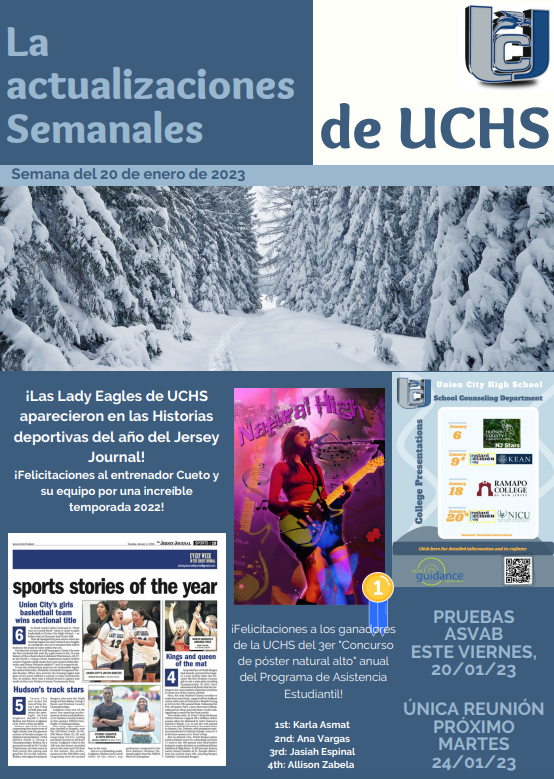 The UCHS Weekly Update-January 20, 2023-Spanish-Page 1
