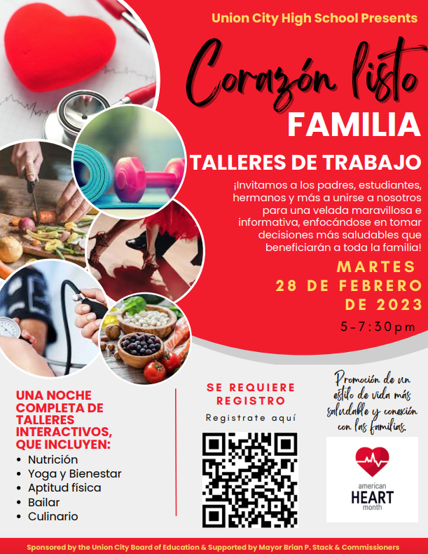 Heart Smart Family Workshop Flyer-Spanish