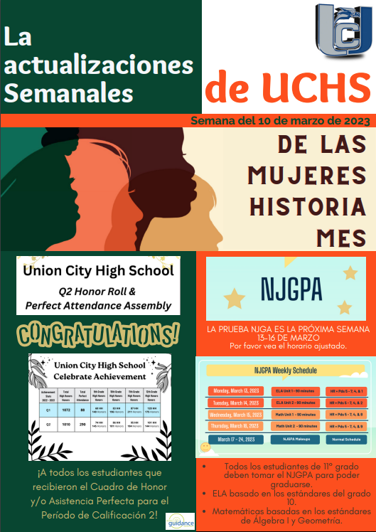 The UCHS Weekly Update-March 10, 2023-Spanish-Page 1