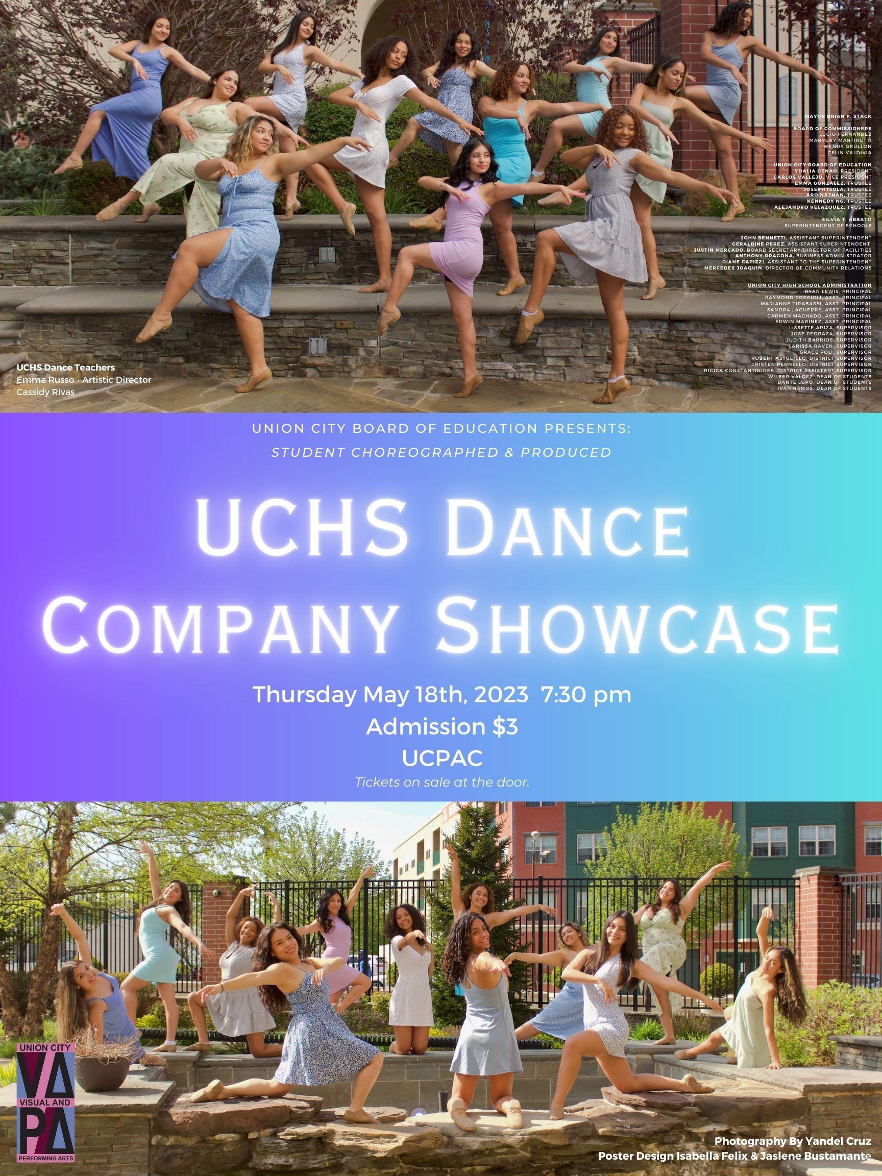 The UCHS Dance Company Showcase Reminder For Thursday May 18, 2023