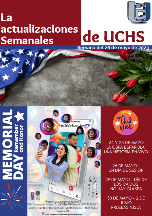 The UCHS Weekly Update-May 26, 2023-Spanish-Page 1