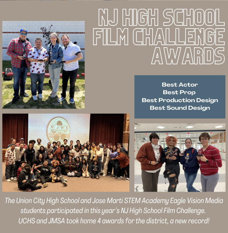 Success at the New Jersey High School Film Challenge Awards for Union City High School