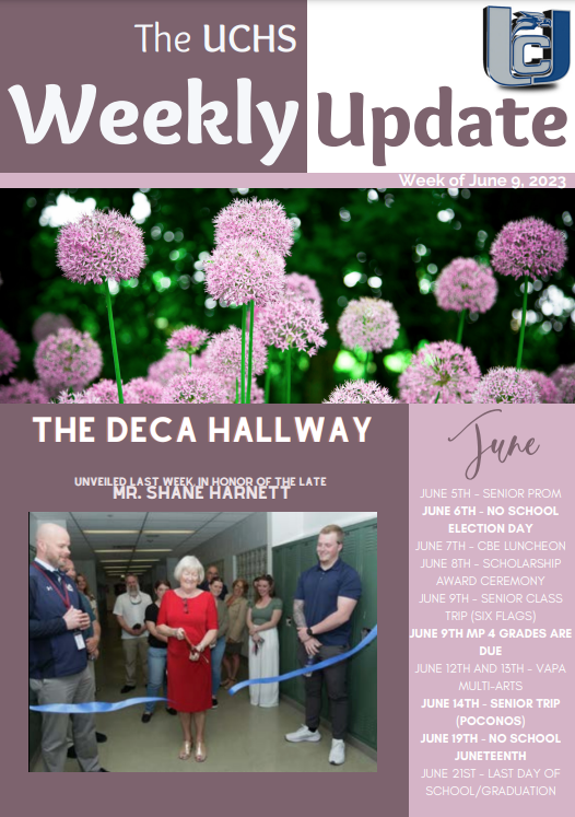 The UCHS Weekly Update-June 9, 2023-English-Page 1
