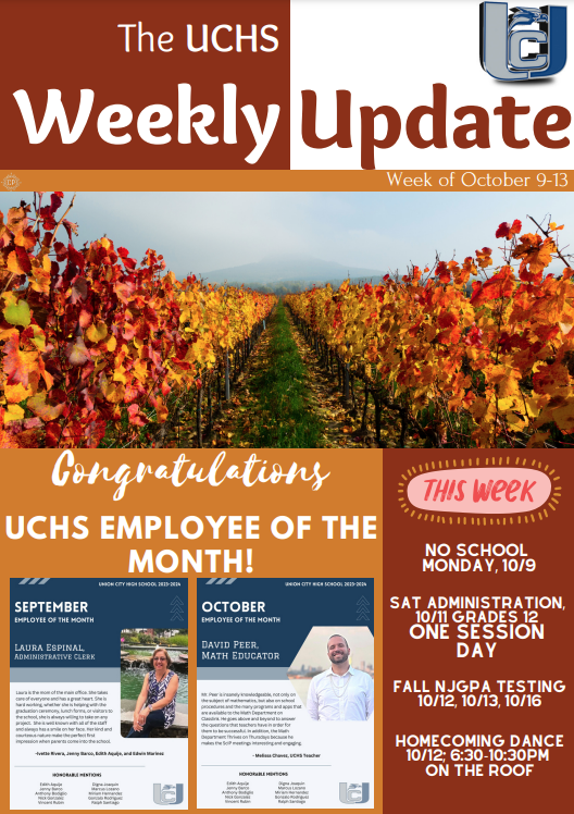 The UCHS Weekly Update-October 10, 2023-English-Page 1