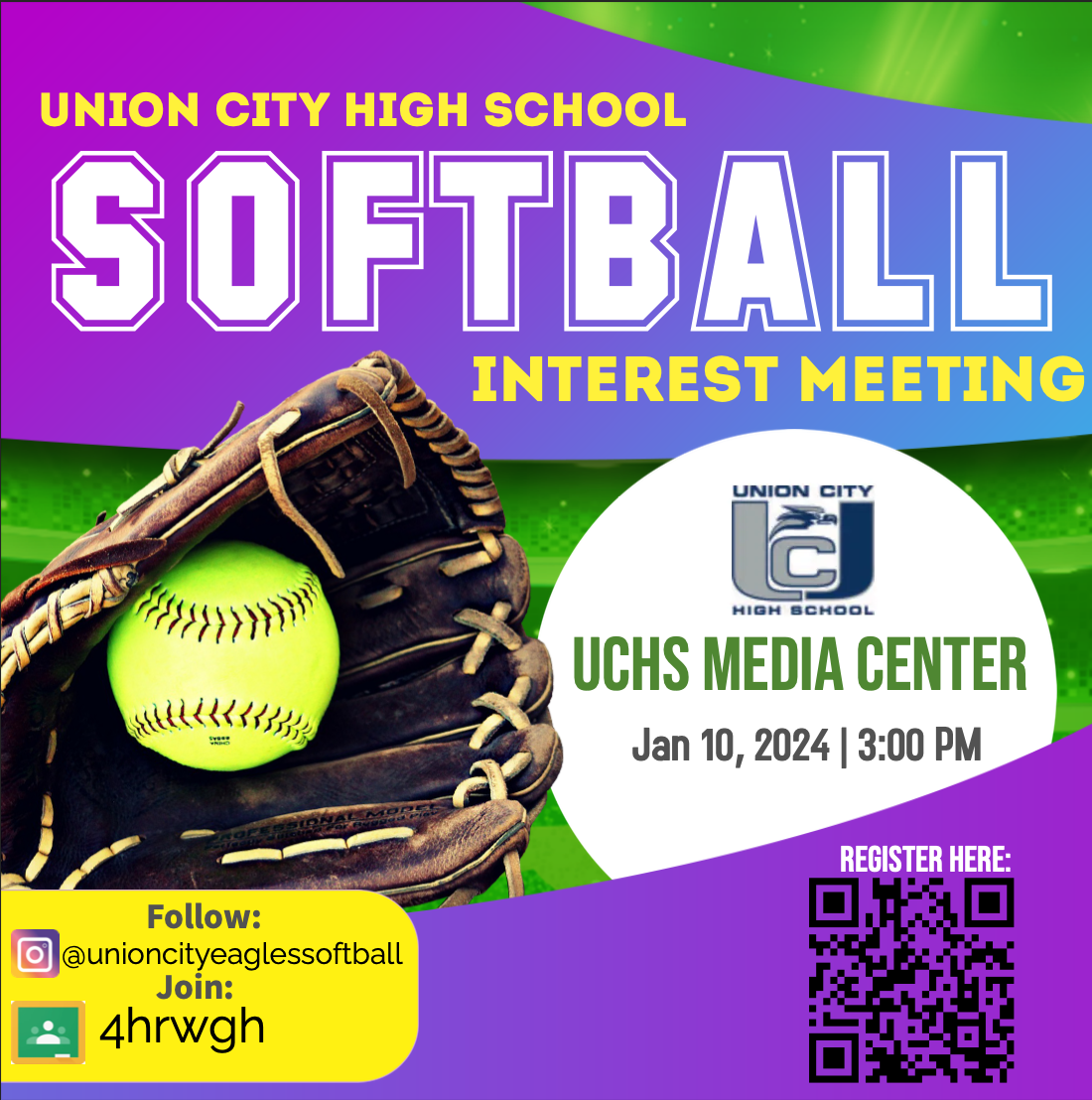 Softball Interest Meeting at Union City High School