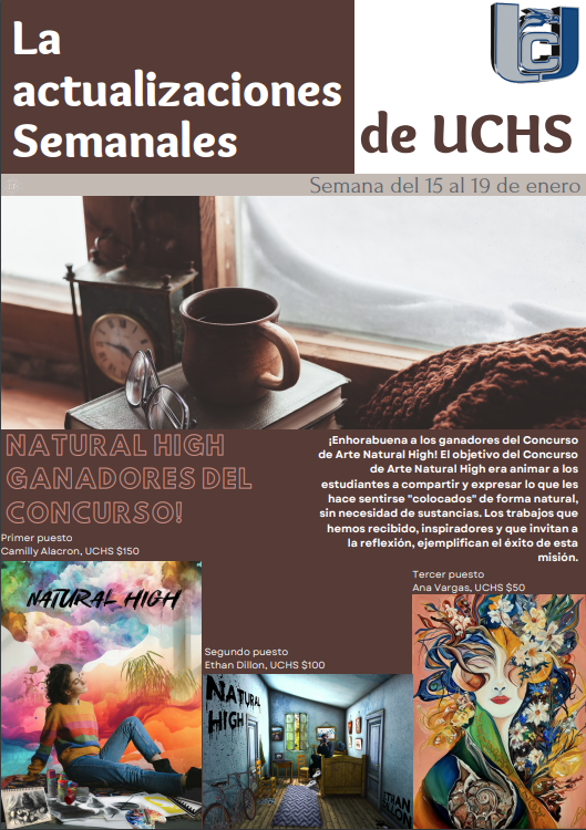 The UCHS Weekly Update-January 15, 2024-Spanish-Page 1