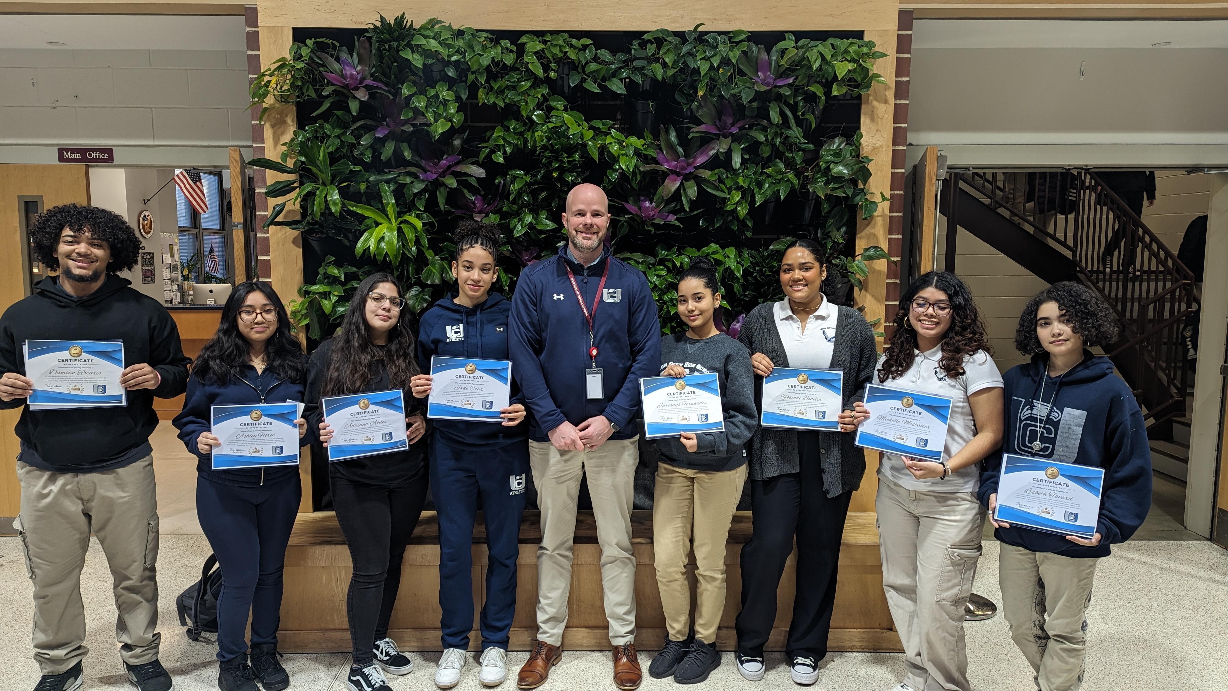 Union City High School-January 2024 Students of The Month