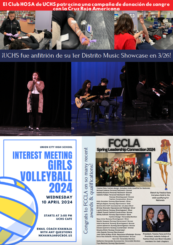 The UCHS Weekly Update-April 9, 2024-Spanish-Page 2