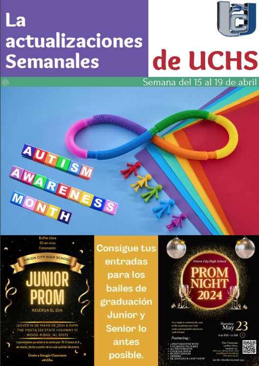 The UCHS Weekly Update-April 15, 2024-Spanish-Page 1